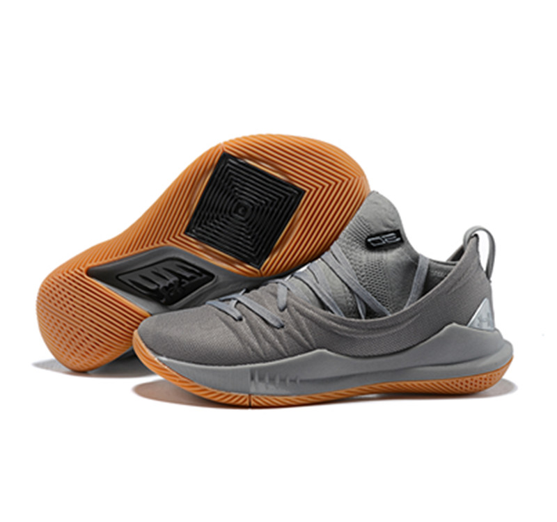 Curry 5 Shoes Brown Grey